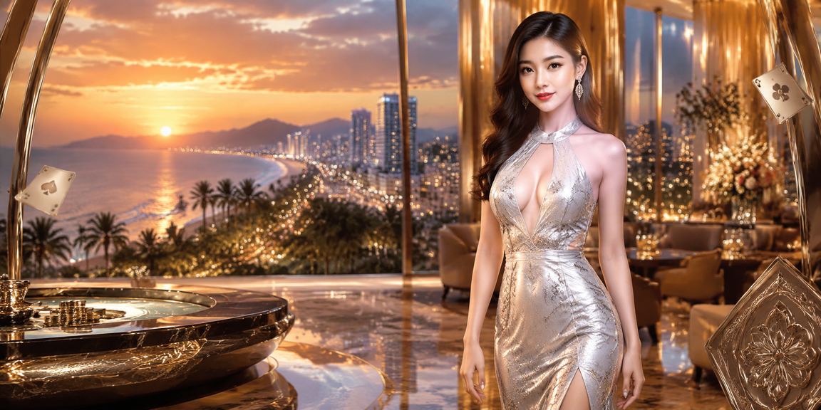 Người chơi bài tại Đà Nẵng trong trang phục áo dài truyền thống
