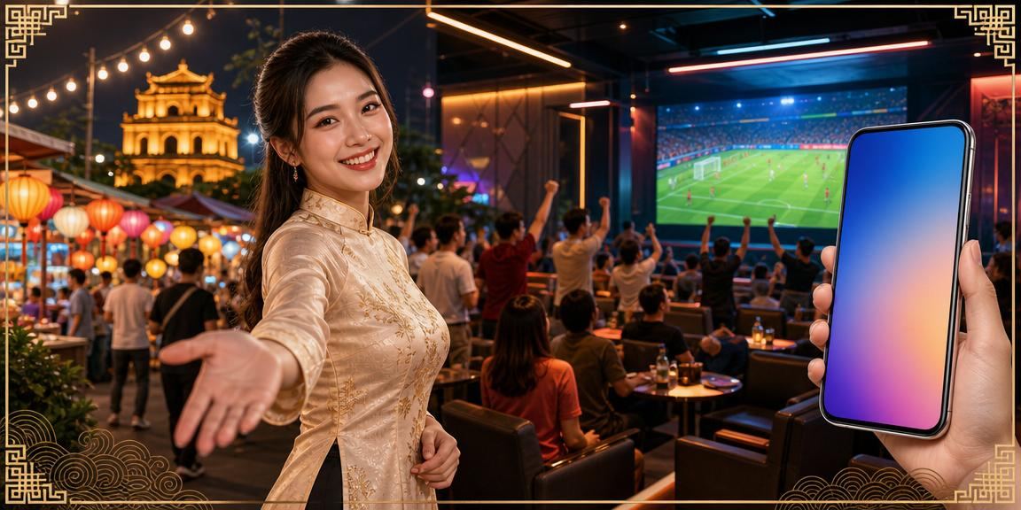 Xem tỷ lệ kèo thể thao trên điện thoại tại chợ đêm Hà Nội