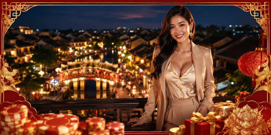 Người dùng tham gia cá cược trực tuyến tại khu chợ đêm Hội An